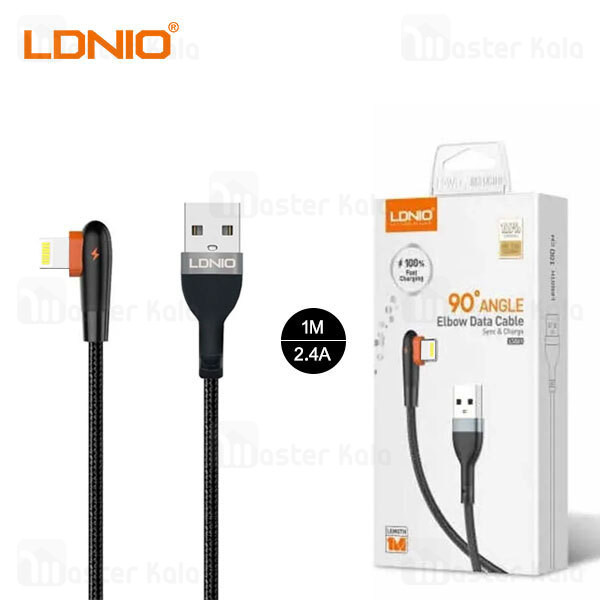 کابل آیفون اصلی الدینیو مدل LS561 مدل سرکج