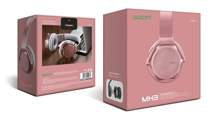 هدفون SODO مدل MH3 ویژگی اسپیکرشو اورجینال