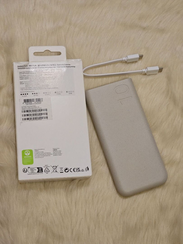 پاوربانک SAMSUNG مدل EB-P3400 ظرفیت 10000 میلی آمپر ساعت اصل و اورجینال